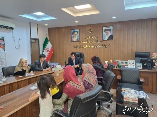 ملاقات مردمی فرماندار شهرستان مراوه‌تپه برگزار شد