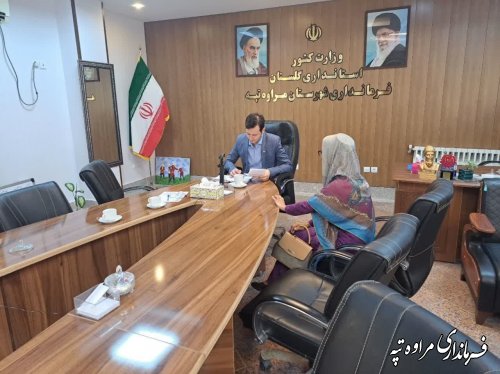 ملاقات مردمی فرماندار شهرستان مراوه‌تپه برگزار شد