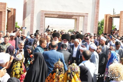 قدردانی فرماندار شهرستان مراوه‌تپه از مسئولین و اقشار مختلف به خاطر مشارکت در برگزاری مراسم دویست و نودمین سالگرد تولد مخدومقلی فراغی