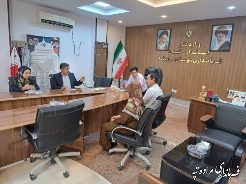 ملاقات مردمی فرماندار شهرستان مراوه‌تپه برگزار شد