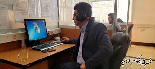 فرماندار شهرستان مراوه‌تپه پاسخگوی مردم در سامد