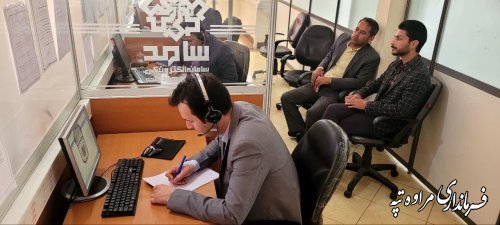 فرماندار شهرستان مراوه‌تپه پاسخگوی مردم در سامد