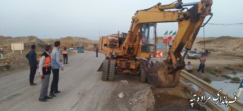 حضور به موقع در زمان بحران در میان مردم باعث دلگرمی می‌شود