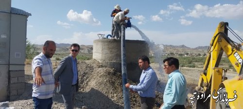 در آینده نزدیک کمبود آب شرب مراوه‌تپه و ۱۷ روستای غرب شهرستان مرتفع می‌گردد