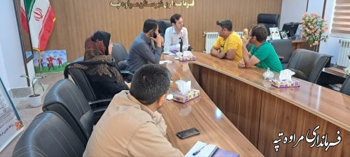 ملاقات مردمی فرماندار مراوه‌تپه و معاون سیاسی و امنیتی وی با تعدادی از اهالی این شهرستان