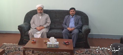 فرماندارمراوه تپه با امام جمعه شهر گلیداغ دیدار کرد