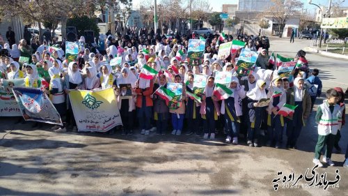 همصدایی اهالی مرزنشین شهرستان مراوه تپه با هموطنان در مراسم ۹ دی