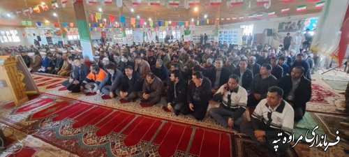 فرماندار شهرستان مراوه تپه گفت: میراث شهدا جز با بصيرت و مشارکت حفظ نمی شود