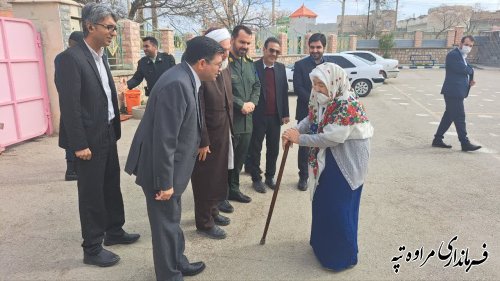 گزارش تصویری بازدید فرماندار و هیات همراه از شعبات  اخذ رای شهرستان مراوه تپه  