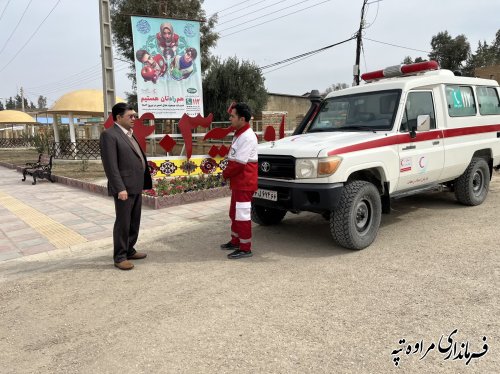 بازديد فرماندار از محور اصلی مراوه‌تپه به کلاله