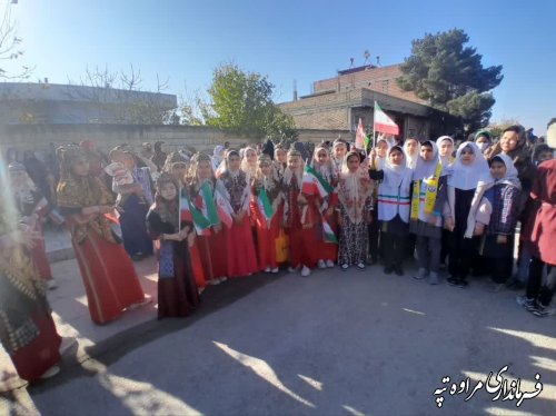 مراسم  روز جهانی قدس در شهر ستان مراوه تپه   # تصویر 