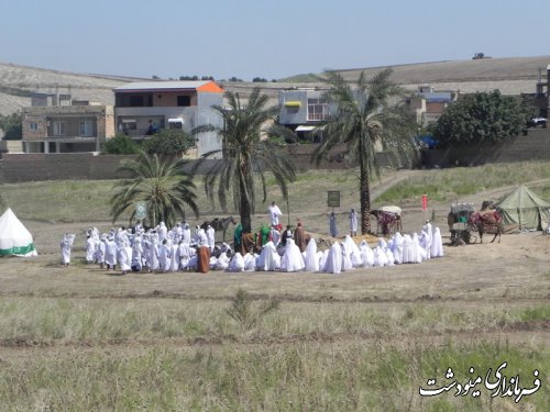 برگزاری بازسازی واقعه غدیر شهرستان مینودشت 