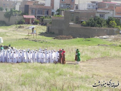 برگزاری بازسازی واقعه غدیر شهرستان مینودشت 