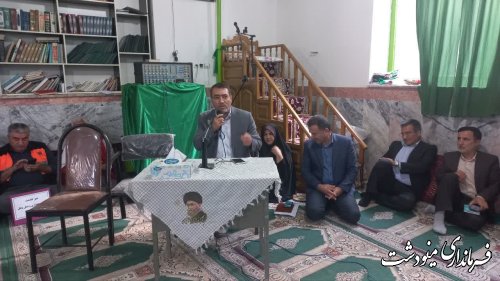 برگزاری میزخدمت در روستای براین به مناسبت هفته دفاع مقدس