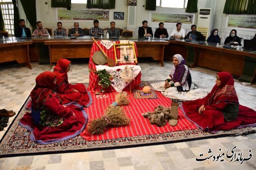 مراسم روز ملی روستا در شهرستان مینودشت برگزار شد