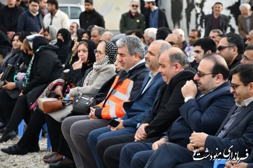 افتتاح مدرسه خیرساز(زنده یاد محمد نوید بهداد) در روستای قلمی شهرستان مینودشت