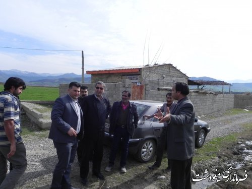 بررسی مشکلات مردم روستای املاک از توابع بخش مرکزی با حضور فرماندار 