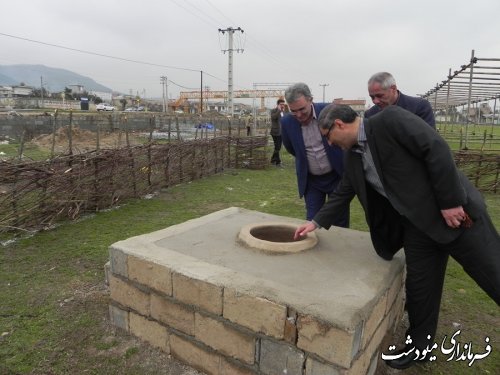 بازدید فرماندار مینودشت از دهکده توریستی 