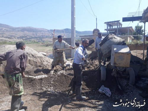 بازدید اندرزگو بازرس وزارت کشور از مناطق سیل زده و رانشی شهرستان مینودشت