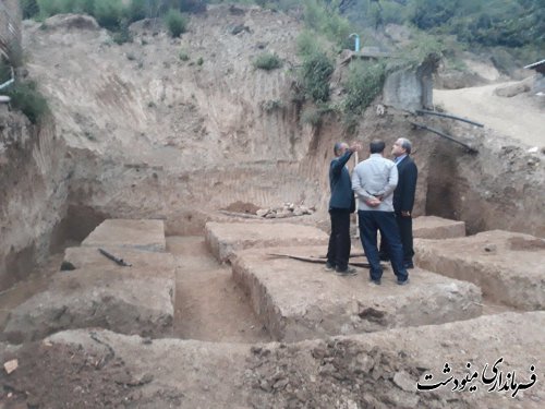 بازدید فرماندار مینودشت از روستای تاشته و پلنگر