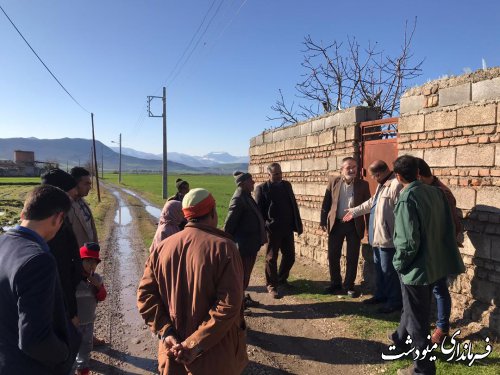 مشکلات روستاهای سنچولی آباد و قلمی مینودشت مورد بررسی قرار گرفت