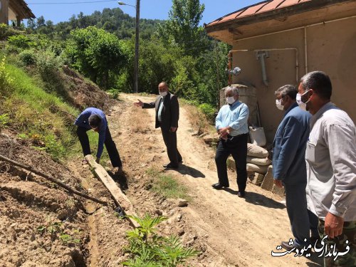 تاکید بر تثبیت و ایمن سازی نقاط رانشی روستای سرخو