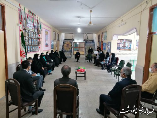 برگزاری مانور بازگشایی مدارس در شهرستان مینودشت