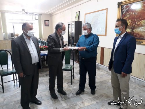 دیدار فرماندار با بخشدار آزاده به مناسبت هفته دفاع مقدس