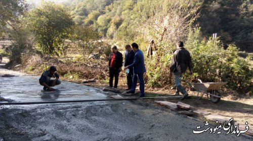 معاون فرماندار بر آزاد سازی و تسطیح حریم جاده های روستایی تاکید نمود