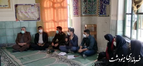 برگزاری میز خدمت در روستای گوگل با حضور معاون سیاسی امنیتی فرماندار