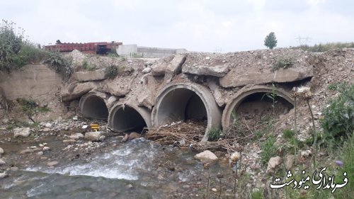 فرماندار مینودشت خواستار تامین اعتبار جهت تکمیل پل شرکت صحرا شد