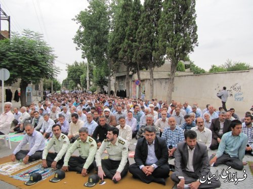 همایش روزه داران رامیانی با نوای أللّهُمَّ أهْلَ الكِبریآء وَالعَظَمَة