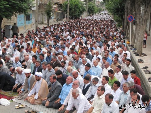 همایش روزه داران رامیانی با نوای أللّهُمَّ أهْلَ الكِبریآء وَالعَظَمَة