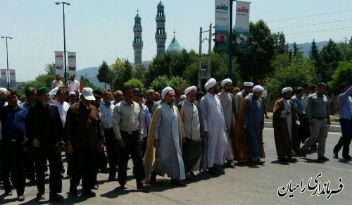 روز قدس در شهرستان رامیان به روایت تصویر