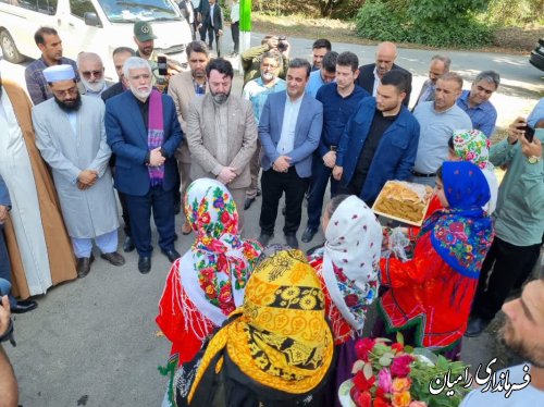 مزار شهدای گمنام خان ببین با حضور استاندار گلستان عطرافشانی شد