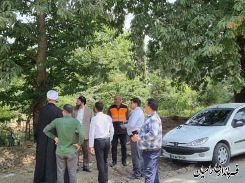 بازدید میدانی از روستای شیرآباد در راستای رسیدگی به مشکلات و امور عمرانی 