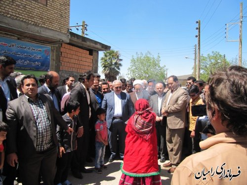 افتتاح پروژه طرح هادی روستای سفید چشمه 