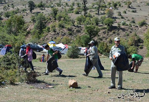 همایش پاکسازی محیط زیست، منطقه گردشگری النگ رامیان