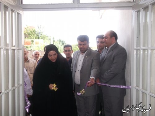 افتتاح هفتمین کتابخانه روستایی شهرستان رامیان در روستای توران ترک