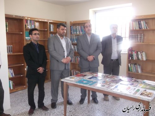 افتتاح هفتمین کتابخانه روستایی شهرستان رامیان در روستای توران ترک