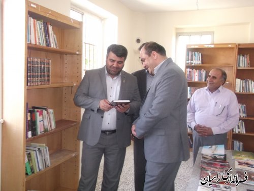 افتتاح هفتمین کتابخانه روستایی شهرستان رامیان در روستای توران ترک