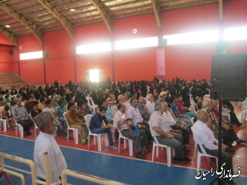 برگزاری جشن ازدواج آسمانی و کارگاه آموزشی ویژه زوج های جوان در شهرستان رامیان