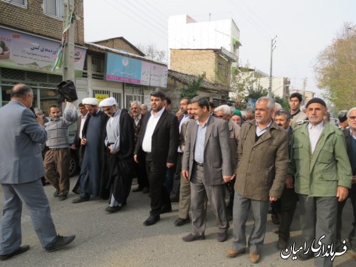 انزجار نمازگزاران رامیانی از کشتار شیعیان نیجریه