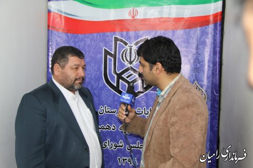 بازدید فرماندار آزادشهر از روند ثبت نام داوطلبین نمایندگی دهمین دوره مجلس شورای اسلامی در رامیان