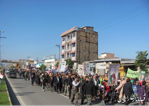 برگزاری راهپیمایی 22 بهمن در شهر دلند