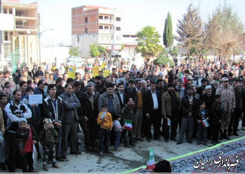 برگزاری راهپیمایی 22 بهمن در شهر دلند