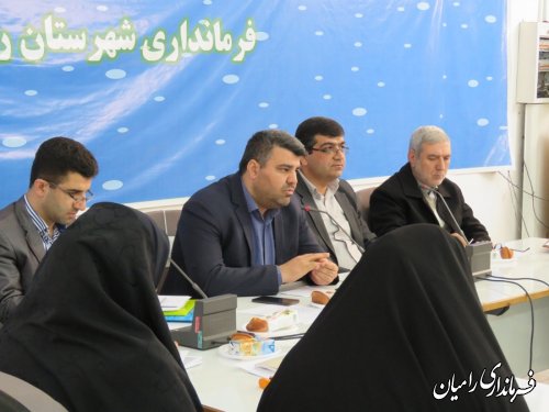 برگزاری جلسه آشنایی مسئولین تام الاختیارستاد مرکزی کاندیداهای مجلس شورای اسلامی  با قوانین و مقررات انتخابات در رامیان