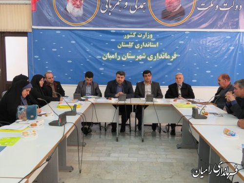 برگزاری جلسه آشنایی مسئولین تام الاختیارستاد مرکزی کاندیداهای مجلس شورای اسلامی  با قوانین و مقررات انتخابات در رامیان