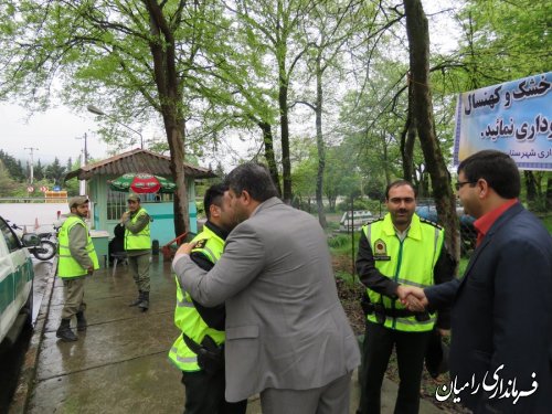 بازدید فرماندار از مکانهای تفریحی و گردشگری و توریستی در سطح شهرستان رامیان