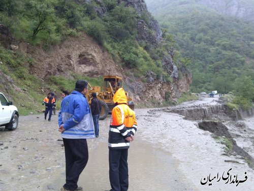 برآورد خسارت سیل شهرستان رامیان  اعلام شد